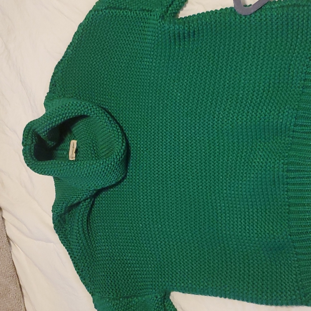 Green sweater